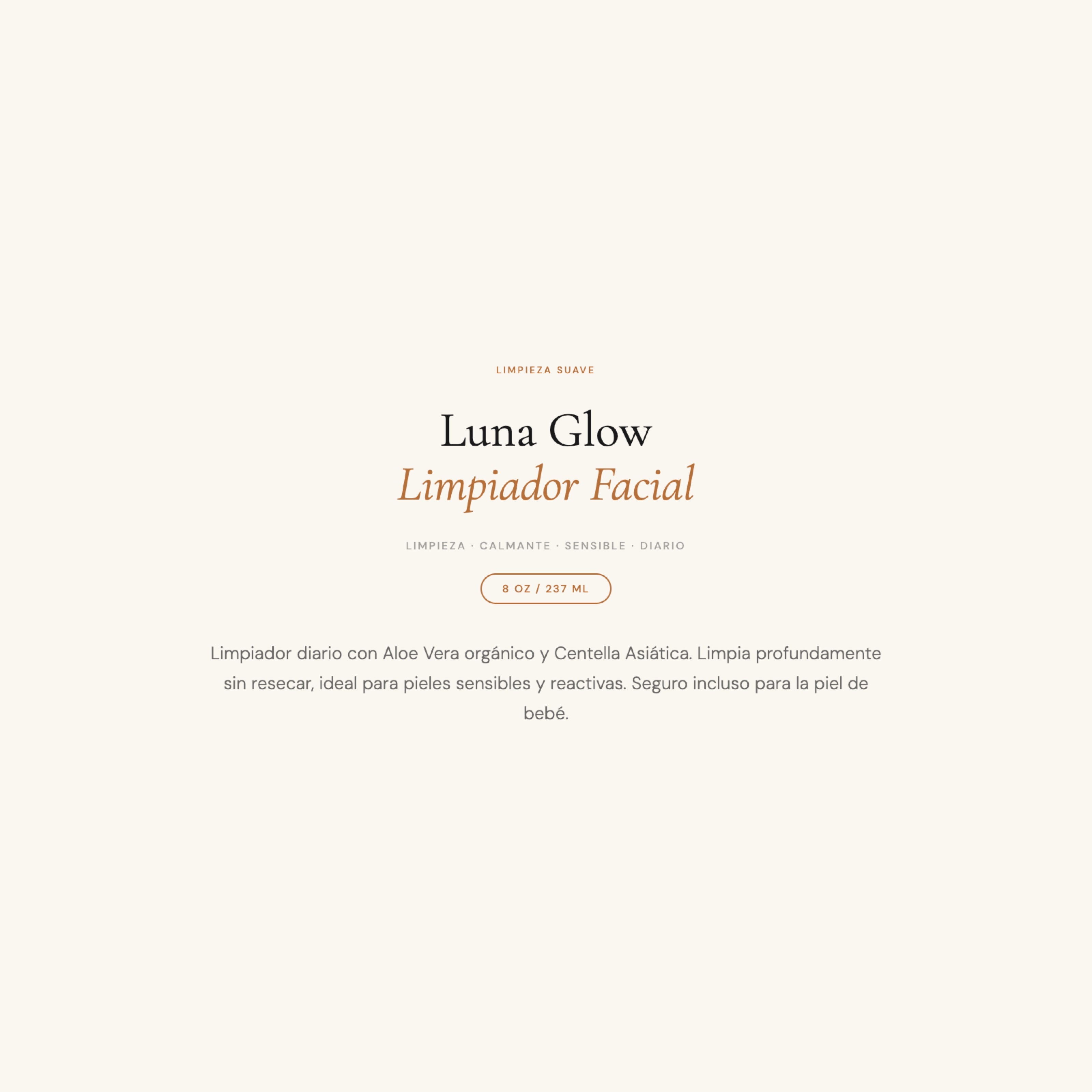 Luna Glow Face Cleanser