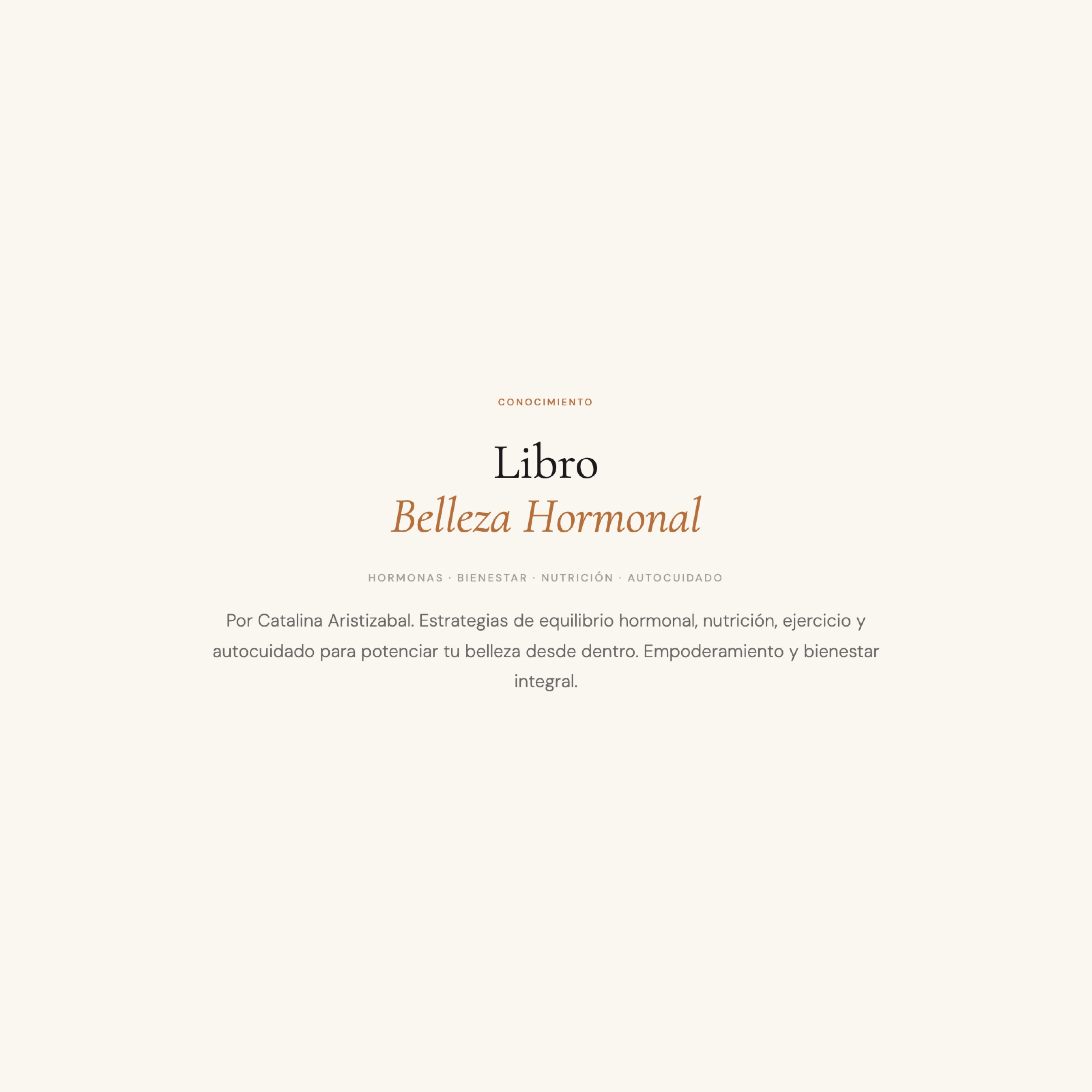 Book Hormonal Beauty
